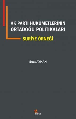 10744293-L.jpg AK Parti Hükümetlerinin Ortadoğu Politikaları Suriye Örneği