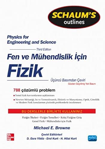 12112838-L.jpg Schaum's Fen ve Mühendisler için Fizik; Physics for Engineering and Science - Schaum's