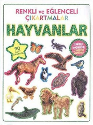 12113941-L.jpg Renkli ve Eğlenceli Çıkartmalar - Hayvanlar