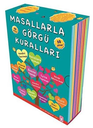 Masallarla Görgü Kuralları - Set (10 Kitap)