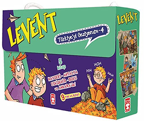 Levent Türkiyeyi Geziyorum - 4 (Set - 5 Kitap)