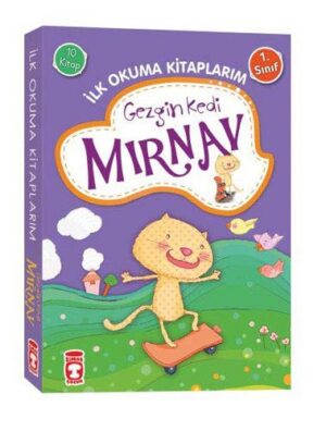Gezgin Kedi Mırnav İlk Okuma Kitaplarım Set (10 Kitap)
