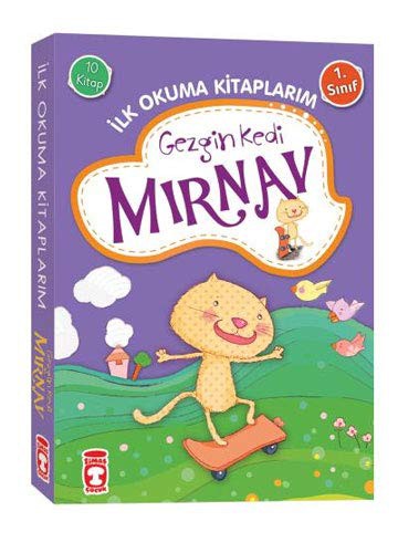 Gezgin Kedi Mırnav İlk Okuma Kitaplarım Set (10 Kitap)
