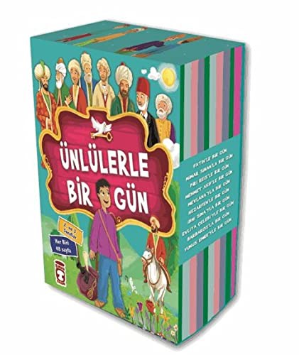 Ünlülerle Bir Gün Seti (10 Kitap Takım); Ünlülerle Bir Gün Serisi, 8+ Yaş