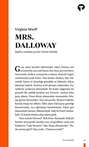Mrs. Dalloway; Virginia Woolf