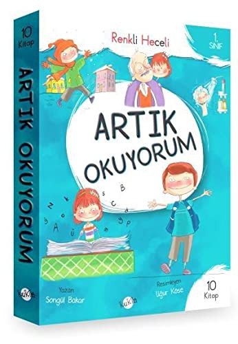 Artık Okuyorum Serisi (Renkli Heceli) 1. Sınıf - 10 Kitap