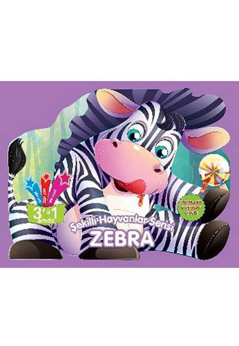 Zebra; Şekilli Hayvanlar Serisi