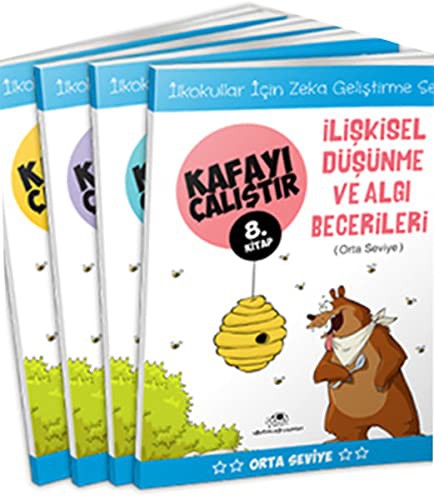 12232758-L.jpg Kafayı Çalıştır Seti (4 Kitap); Zekâ Geliştirme Seti, Orta Seviye, 6 - 8 Yaş