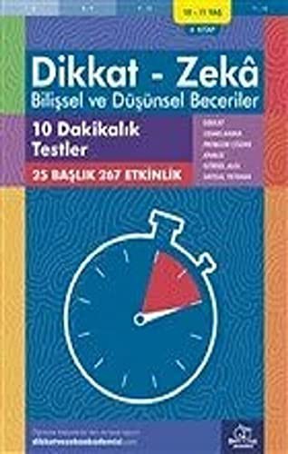 12258399-L.jpg 10 Dakikalık Testler ( 10 - 11 Yaş 4 Kitap, 267 Etkinlik );Dikkat – Zekâ & Bilişsel ve Düşünsel Beceriler