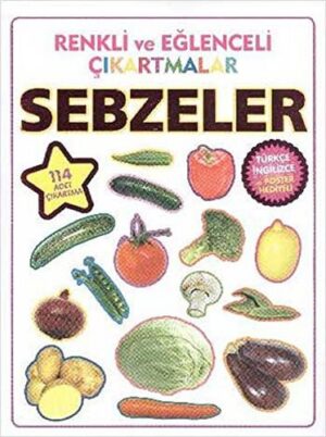 12259840-L.jpg Renkli ve Eğlenceli Çıkartmalar - Sebzeler