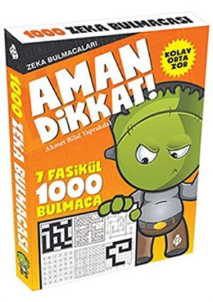 Aman Dikkat! - Zeka Bulmacaları; 7 Fasikül - 1000 Bulmaca