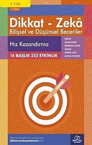 Hız Kaazndırma (8 - 9 Yaş 2 Kitap, 252 Etkinlik) / Dikkat – Zekâ & Bilişsel ve Düşünsel Beceriler