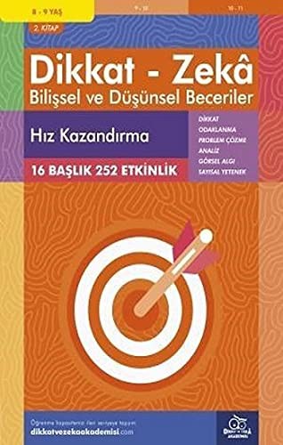 12271551-L.jpg Hız Kaazndırma (8 - 9 Yaş 2 Kitap, 252 Etkinlik) / Dikkat – Zekâ & Bilişsel ve Düşünsel Beceriler