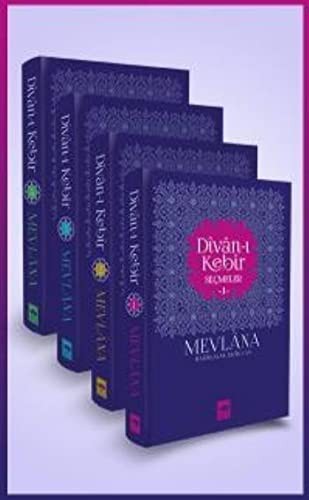 Divan-ı Kebir - Seçmeler (4 Cilt, Takım)