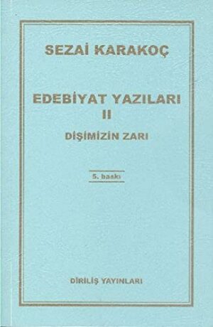 Edebiyat Yazıları 2; Dişimizin Zarı