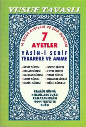 7 Ayetler Yasin ve Dualar Dergi Boy (D31/A)
