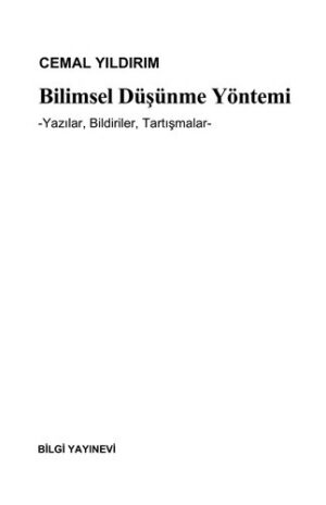 Bilimsel Düşünme Yöntemi