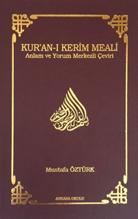 Kur'an-ı Kerim Meali (Ciltli) (Küçük Boy)