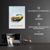 1967 Cadillac Eldorado Retro Metal Poster Tablo