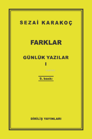 Günlük Yazılar 1 - Farklar
