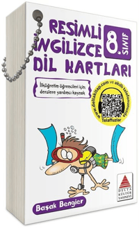 Delta Kültür Yayınları 8. Sınıf LGS Resimli İngilizce Dil Kartları Delta Kültür