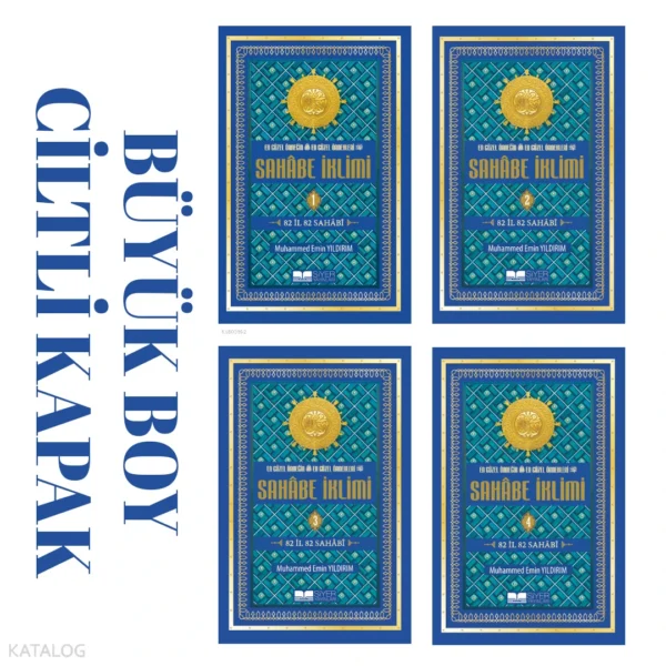 736581_f7a09723-a2bc-48e0-b1b4-97ac32cc258e Sahabe İklimi 4 Cilt Takım (Büyük Boy Ciltli Sert Kapak)