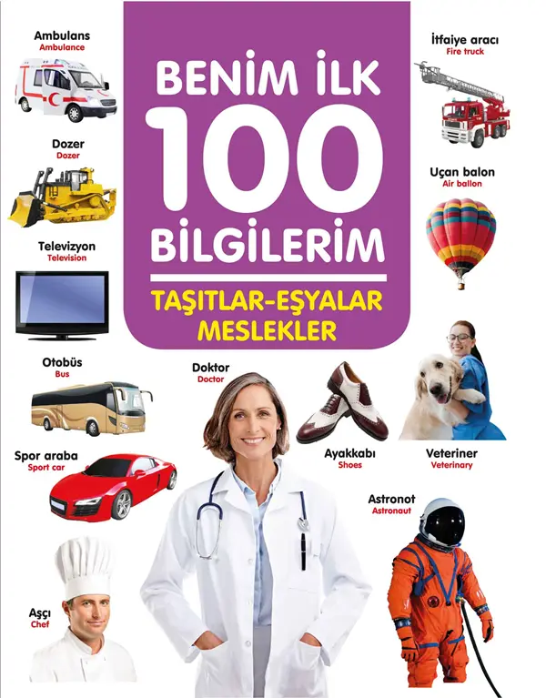 9786053034148.webp Taşıtlar-Eşyalar-Meslekler - Benim İlk 100 Bilgilerim