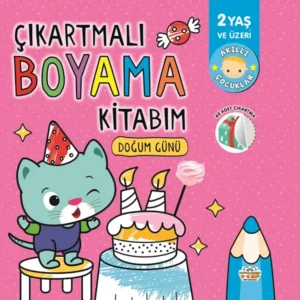 ÇIkartmalı Boyama Kitabım- Doğum Günü