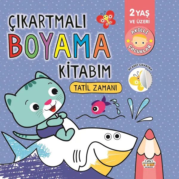 9786256650473.webp Çıkartmalı Boyama Kitabım- Tatil Zamanı