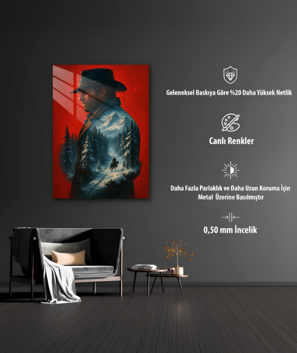 Arthur Morgan – Red Dead Redemption 2 HD Metal Poster
