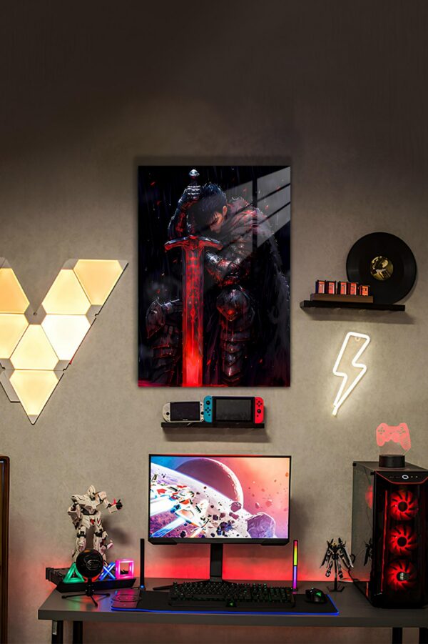 Berserk Guts Temalı HD Metal Tablo Poster