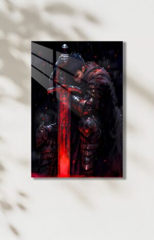 Berserk Guts Temalı HD Metal Tablo Poster