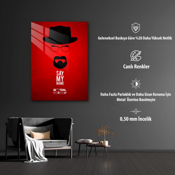 Breaking Bad Temalı HD Metal Tablo Poster