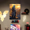 GoW Kratos Temalı HD Metal Poster (Kopya)