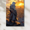 GoW Kratos Temalı HD Metal Poster (Kopya)