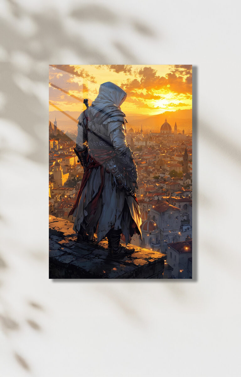 GoW Kratos Temalı HD Metal Poster (Kopya)