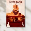 GoW Kratos HD Metal Tablo Poster