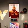 GoW Kratos HD Metal Tablo Poster
