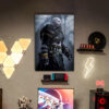 GoW Kratos Temalı HD Metal Tablo Poster