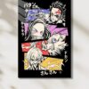 İblis Keser - Demon Slayer HD Metal Tablo Poster