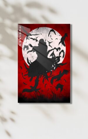İtachi Temalı HD Metal Poster Tablo