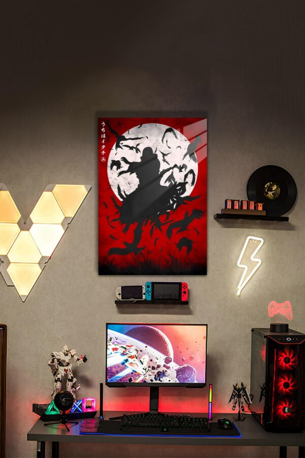 İtachi Temalı HD Metal Poster Tablo