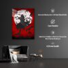 İtachi Temalı HD Metal Poster Tablo