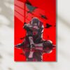 Itachi Uchiha Karga Temalı Anime HD Metal Poster