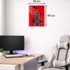 Itachi Uchiha Karga Temalı Anime HD Metal Poster