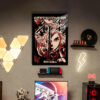 Kimmetsu No Yaiba Rengoku Temalı HD Metal Tablo Poster