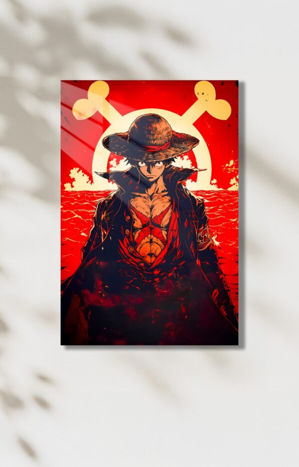 One Piece Luffy Temalı HD Metal Tablo Poster