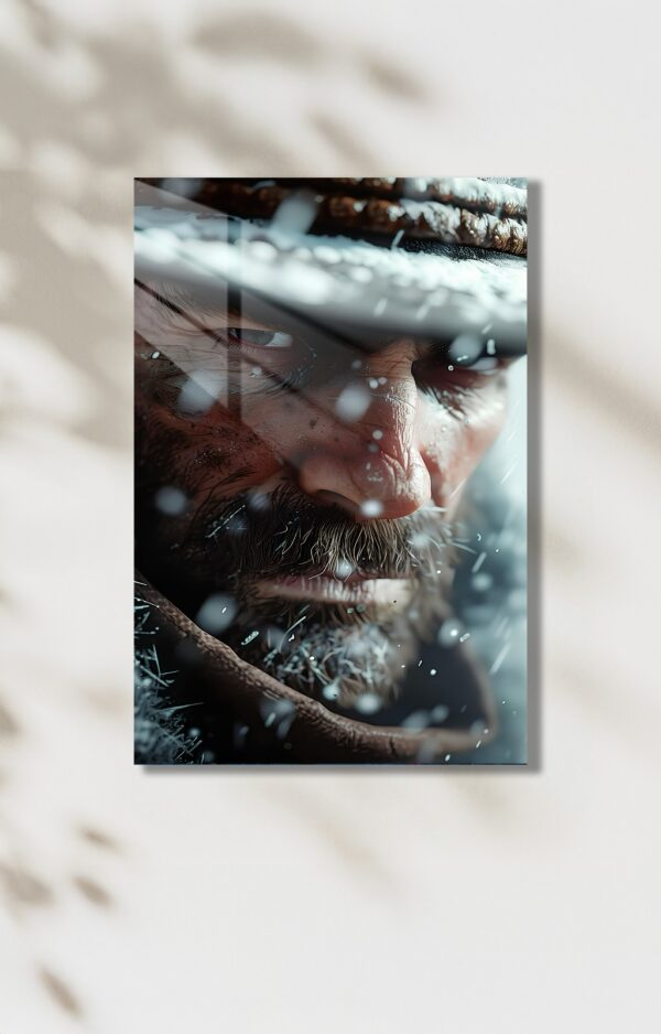 RDR 2 Arthur Morgan HD Metal Poster – Karlı