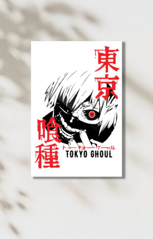 Tokyo Ghoul Ken Kaneki Temalı HD Metal Tablo Poster