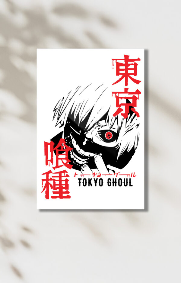 Tokyo Ghoul Ken Kaneki Temalı HD Metal Tablo Poster